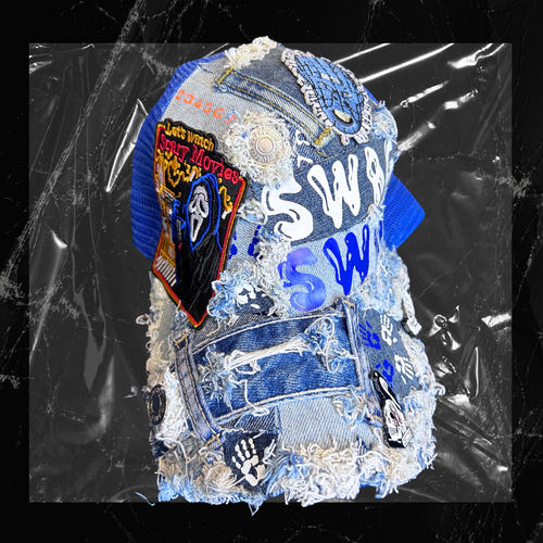 Blue Swag Hat