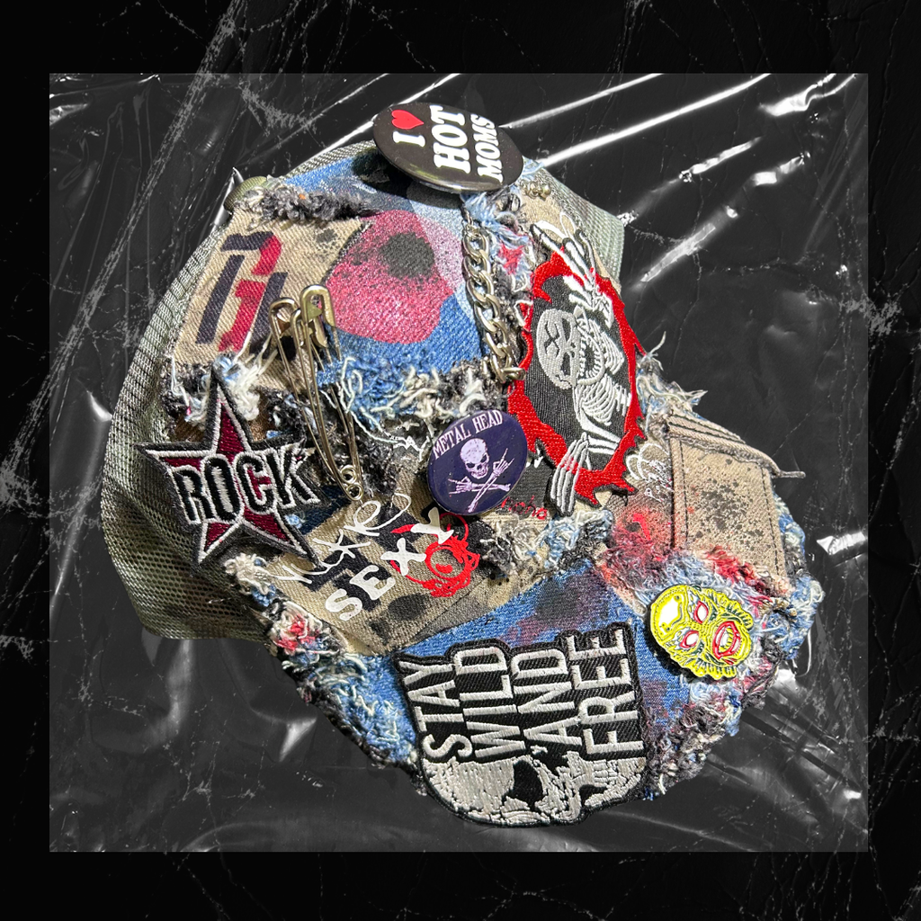 Rock On Grunge Graffiti Hat