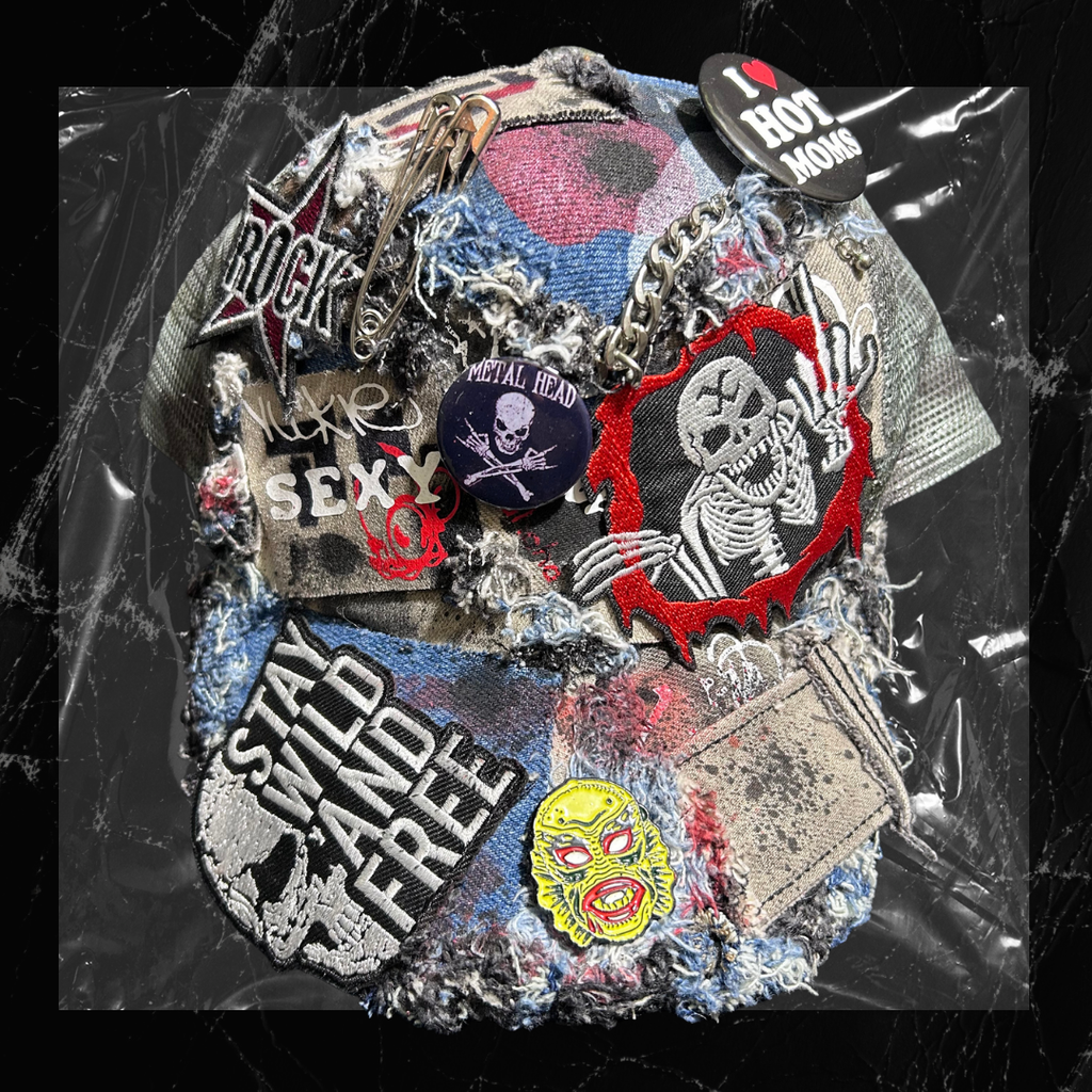 Rock On Grunge Graffiti Hat