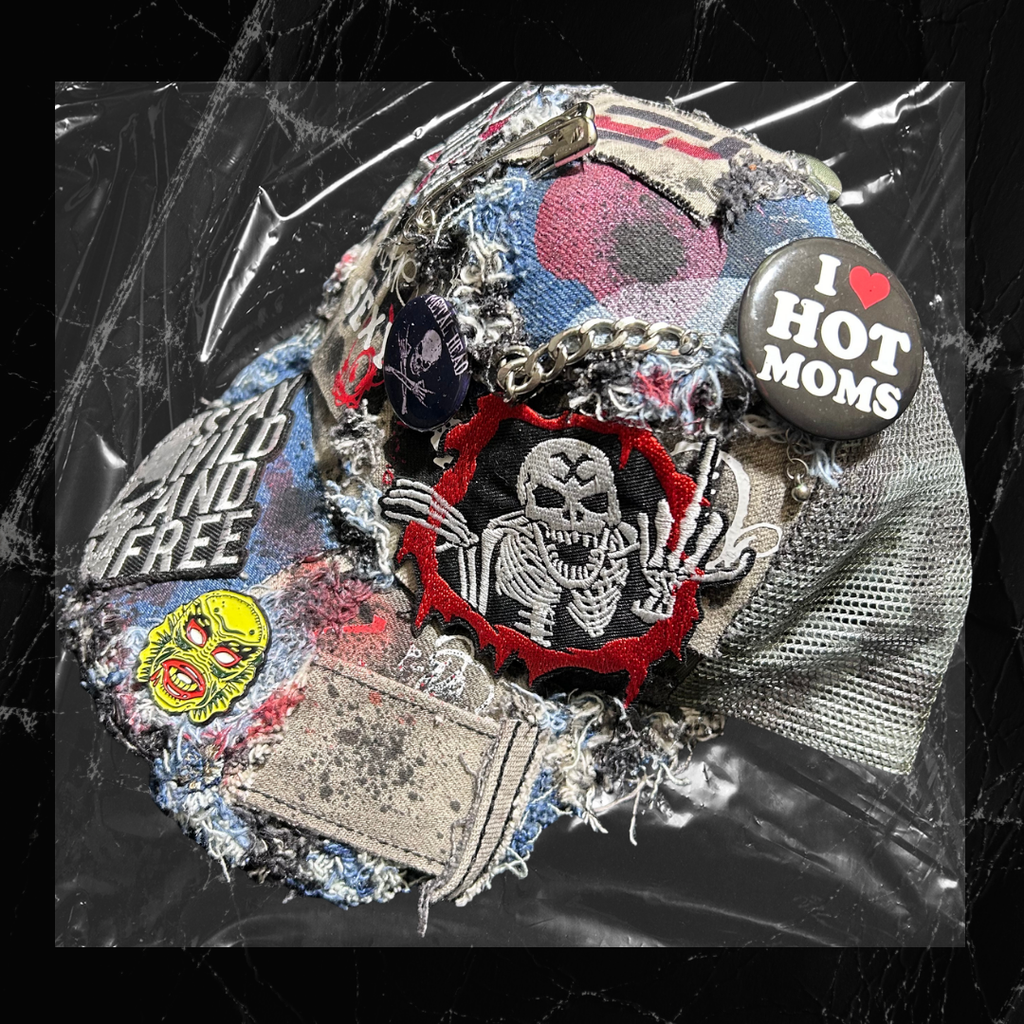 Rock On Grunge Graffiti Hat